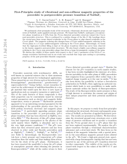 Structural and Non-collinear Magnetism in