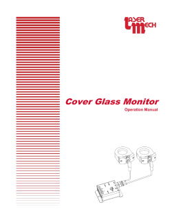Cover Glass Monitor