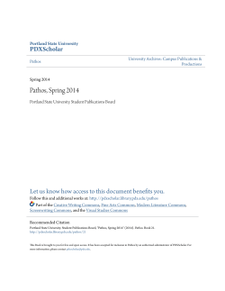 Pathos, Spring 2014 - PDXScholar