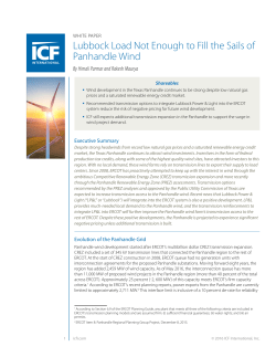 Lubbock Load Not Enough to Fill the Sails of Panhandle Wind