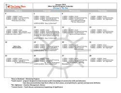 Monday Tuesday Tuesday Wednesday Thursday