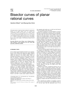 Bisector curves of planar rational curves