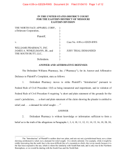 Case 4:09-cv-02029-RWS Document 24 Filed 01/04/10 Page 1 of 12