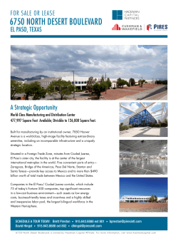 6750 North Desert Boulevard Brochure