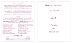 Page 1 AWARDS AND SCHOLARSHIPS Summa Cum Laude