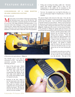 Feature Article - Kovacik Guitars