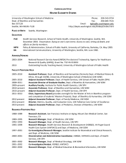 HELENE ELIZABETH STARKS University of