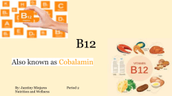 Also known as Cobalamin