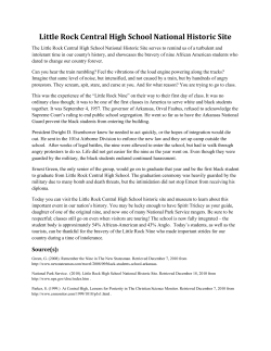 Little Rock Central High School National Historic Site