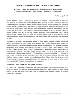 common staffordshire cup and bowl shapes