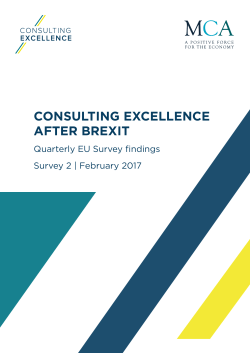 Free to - Management Consultancies Association