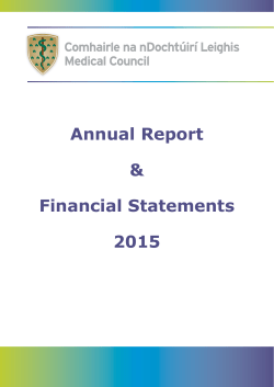 Medical Council annual report 2015