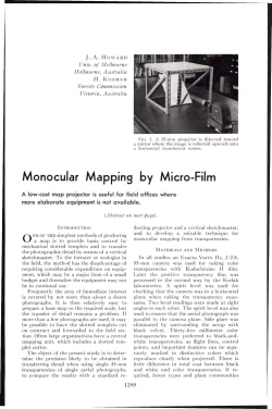 Monocular Mapping by Micro-Film