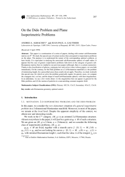 On the Dido Problem and Plane Isoperimetric Problems