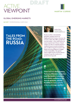 Tales from the road: Russia PDF