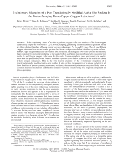 Evolutionary Migration of a Post-Translationally Modified Active