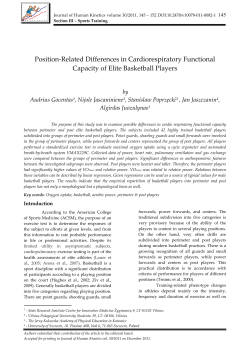 Position-Related Differences in Cardiorespiratory Functional