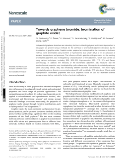 Towards graphene bromide: bromination of graphite oxide