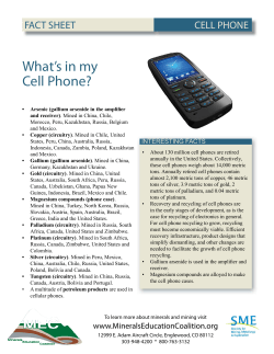 What`s in my Cell Phone? - mineralseducationcoalition.org