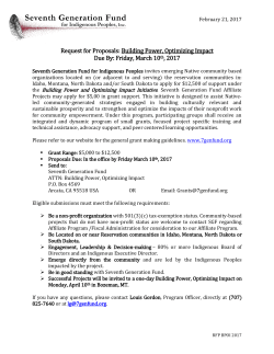 Building Power RFP 2017