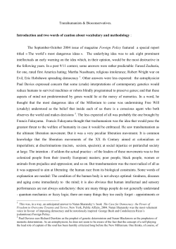 Introduction and two words of caution about