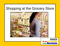 Shopping at the Grocery Store