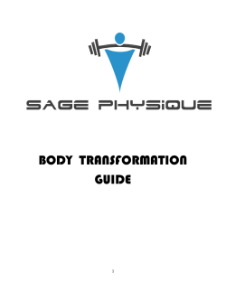 body transformation guide