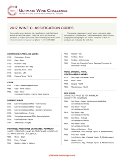 2017 wine classification codes