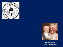 Chapter 7 - Wayne Sirmon