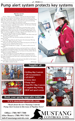 Pump alert system protects key systems