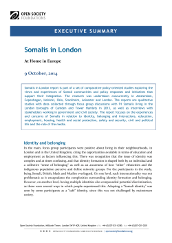 Somalis in London ES English