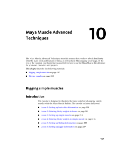 Maya Muscle Advanced Techniques