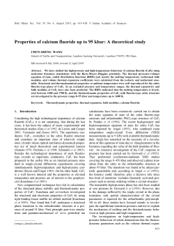 Properties of calcium fluoride up to 95 kbar: A theoretical study