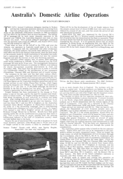 Australia`s Domestic Airline Operations
