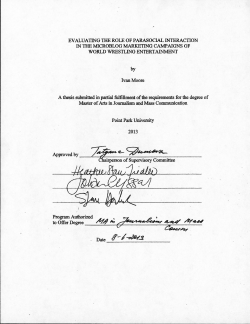 Evaluating the role of parasocial interaction