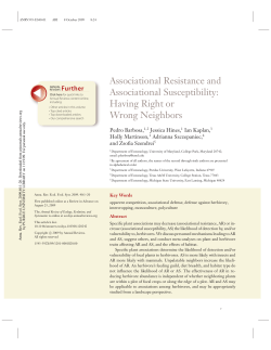 Associational Resistance and Associational