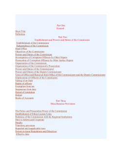 Ethiopia : Law 433 (Anti-Corruption Commission Proclamation)