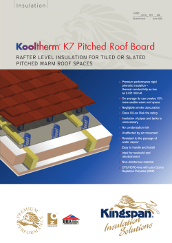 K7 Pitched Roof Board