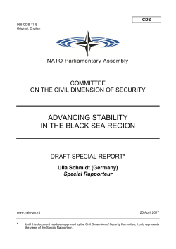 Advancing Stability in the Black Sea Region