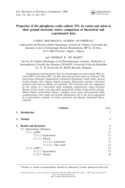 Properties of the phosphorus oxide radical, PO, its cation and anion
