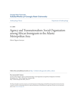 Agency and Transnationalism: Social