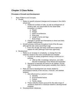 Chapter 2 Class Notes