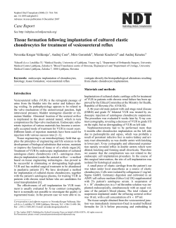 Tissue formation following implantation of