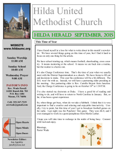 hilda umw - Hilda United Methodist Church