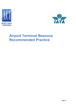 Airport Terminal Beacons Recommended Practice
