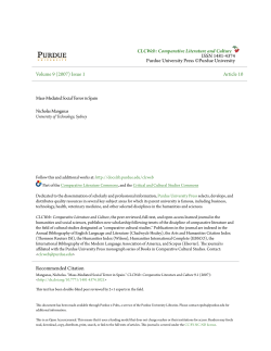 Mass-Mediated Social Terror in Spain - Purdue e-Pubs