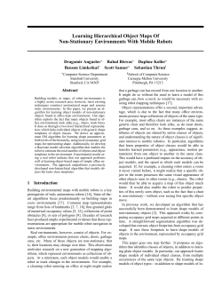 Learning Hierarchical Object Maps Of Non