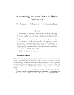 Enumerating Extreme Points in Higher Dimensions