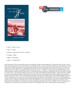 The Voyage of the Frolic: New England Merchants and the