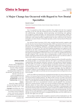 A Major Change has occurred with Regard to